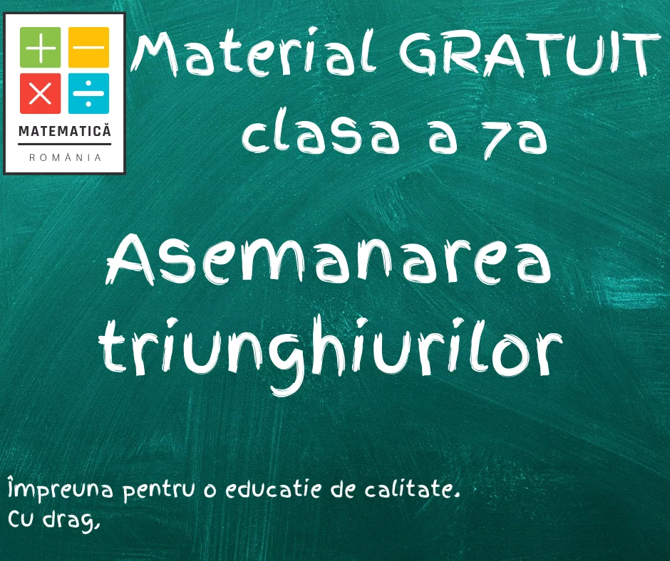 Asemănarea triunghiurilor